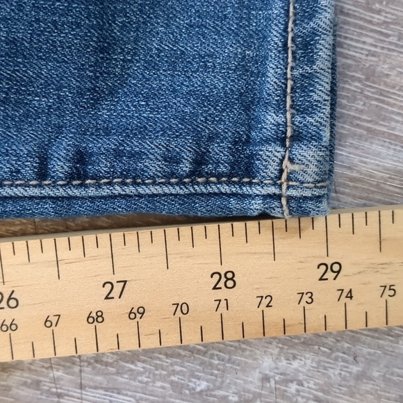 Gap Denim Legging Women's Size 10  32x 29 Jeans Leg Patches Fraying Skinny - Picture 11 of 13